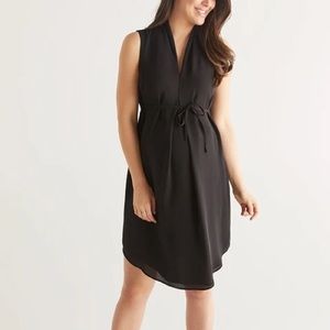 Black maternity dress